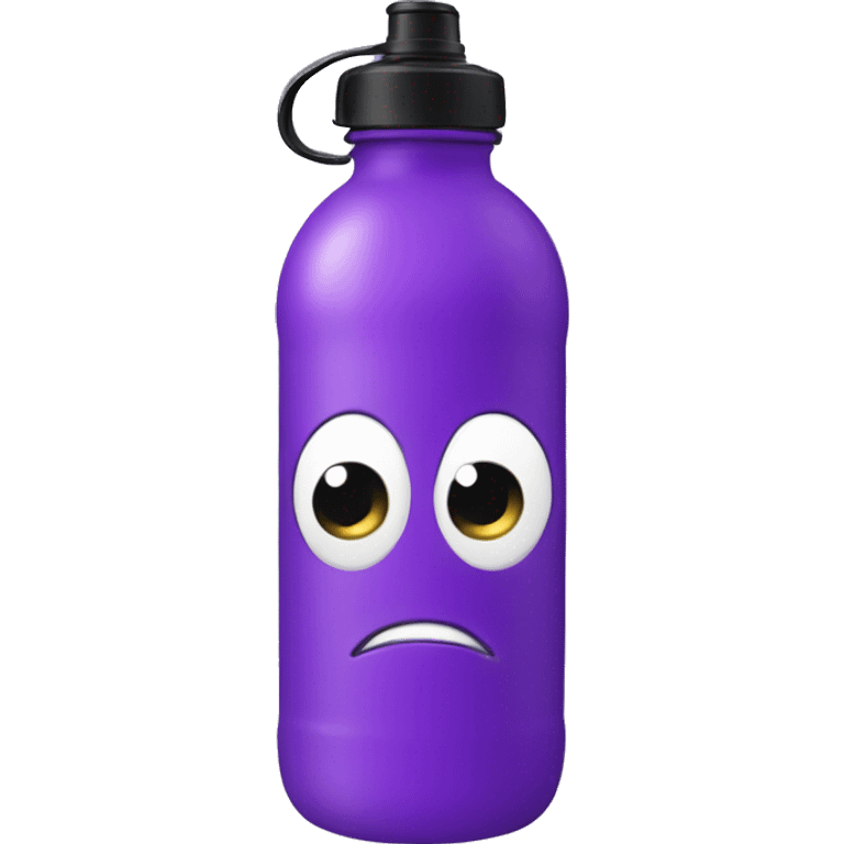 a purple water bottle emoji