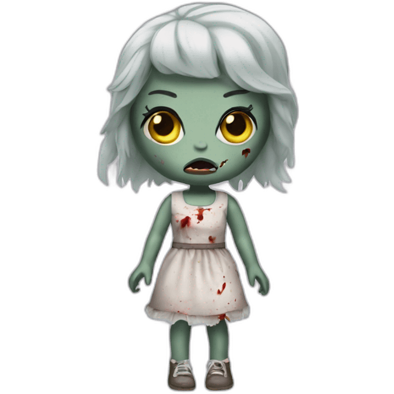 Zombie Anabelle doll emoji