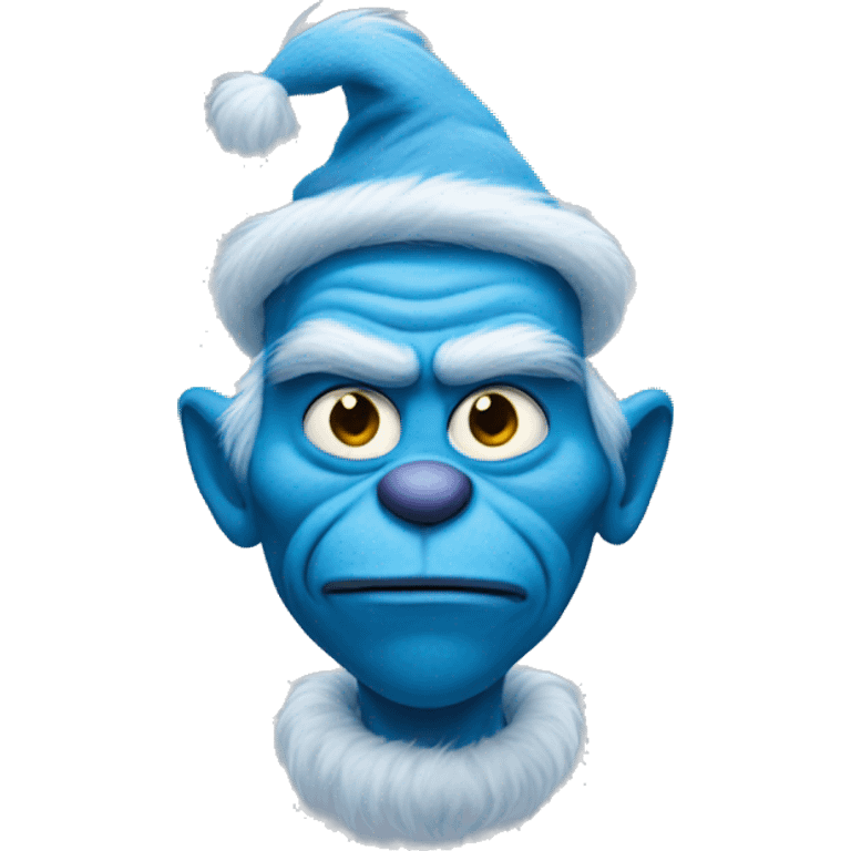 blue grinch emoji