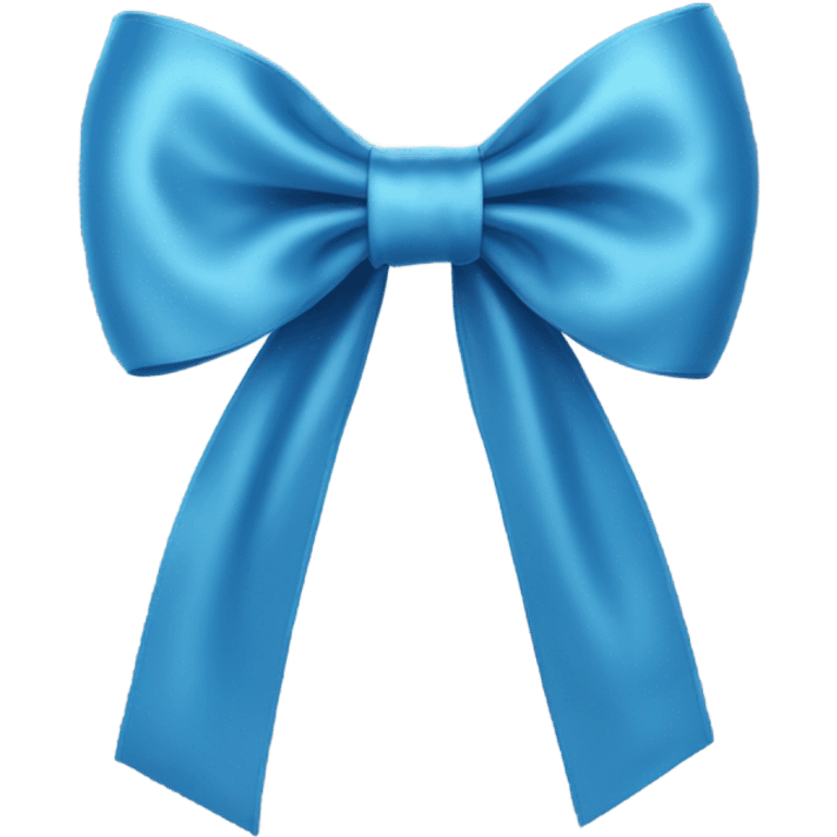 Blue Bow emoji