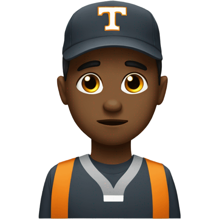 Sad Tennessee volunteer emoji