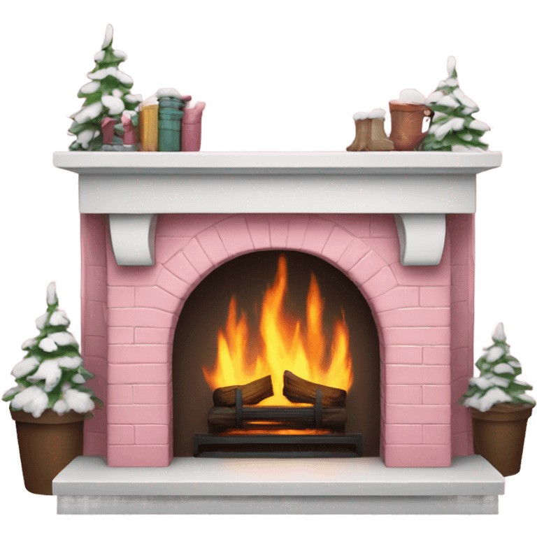 Winter Pink FirePlace emoji