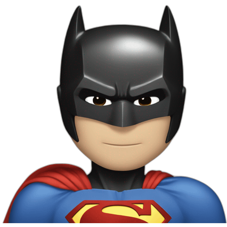 batman and superman emoji