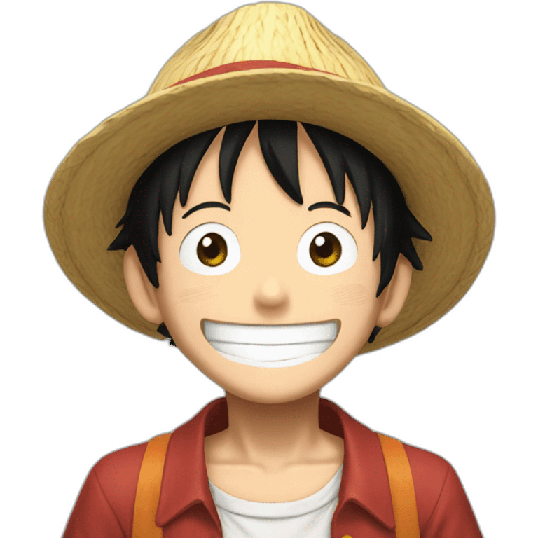 Luffy smiling emoji