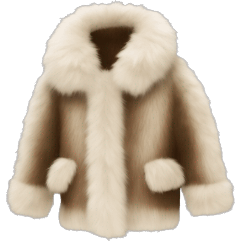 Chique fur coat emoji