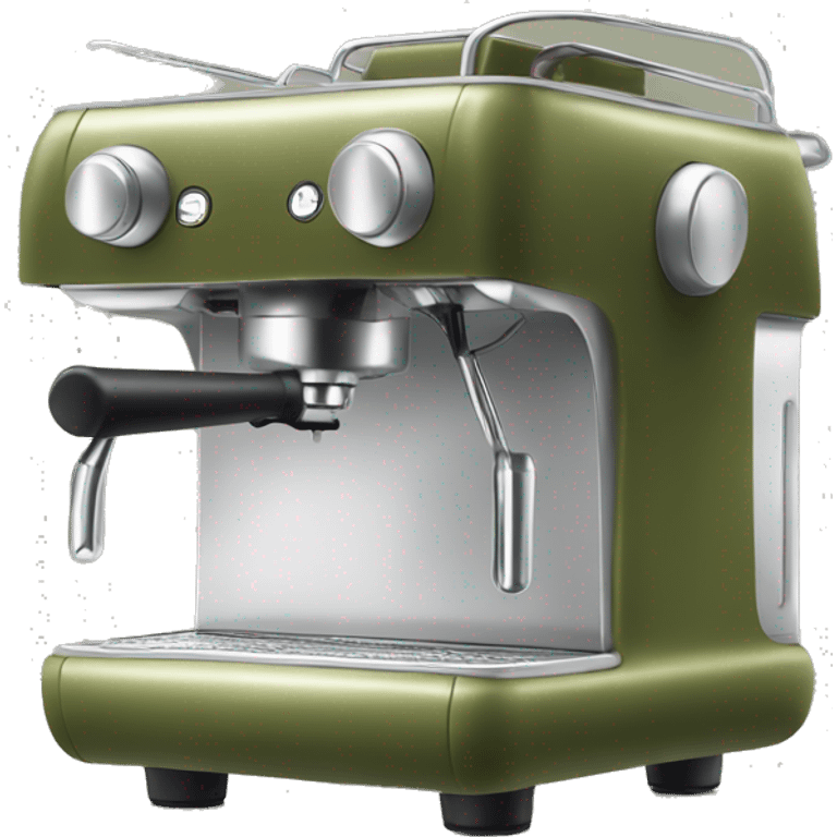 Olive green espresso machine emoji