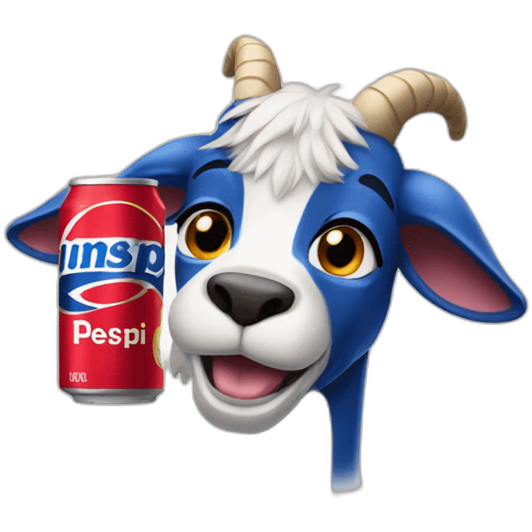 Lionel pepsi with a goat emoji