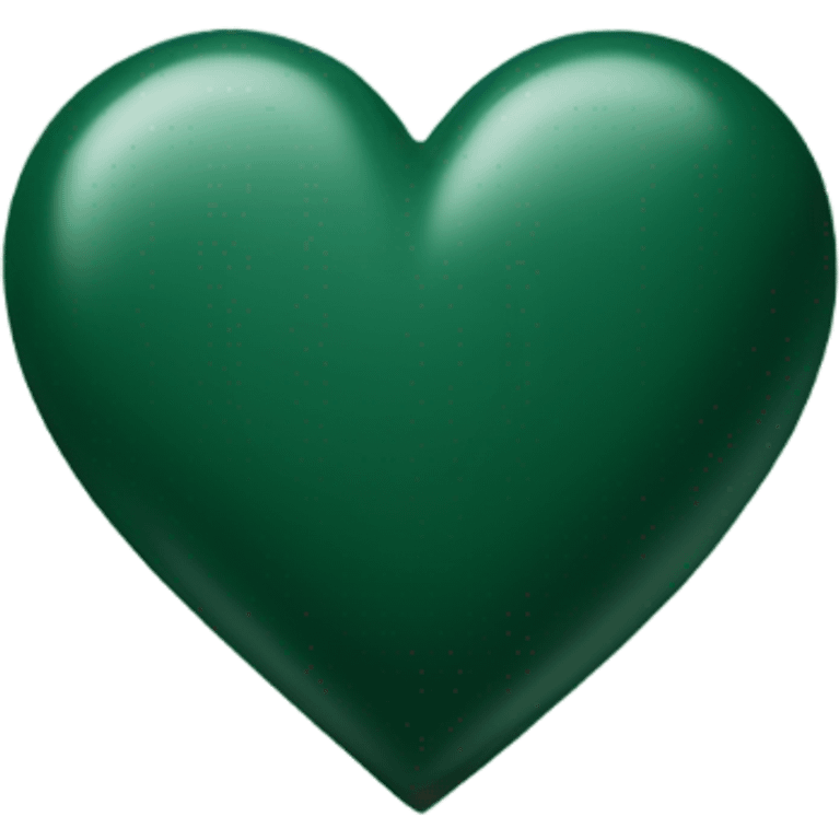 dark green heart emoji