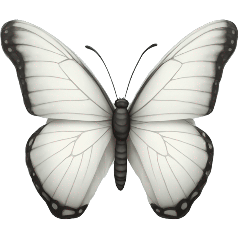 White butterfly  emoji