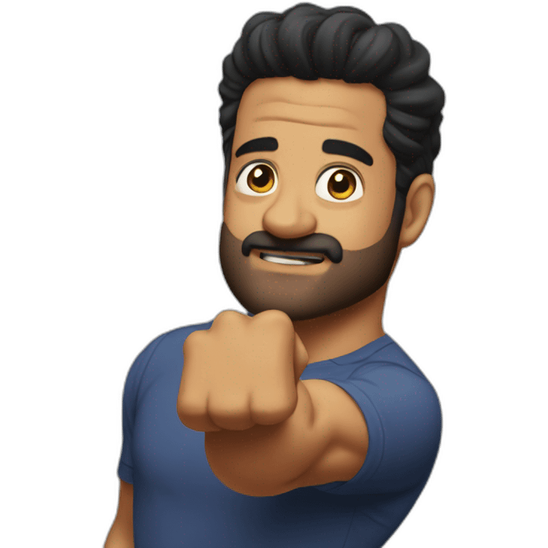 Jr NTR flexing emoji