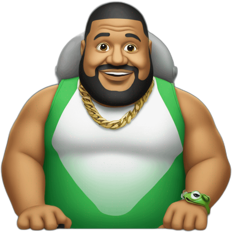 dj khaled as pepe the frog emoji