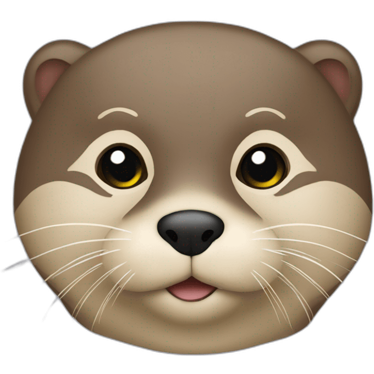 Loutre qui bois une vodka emoji