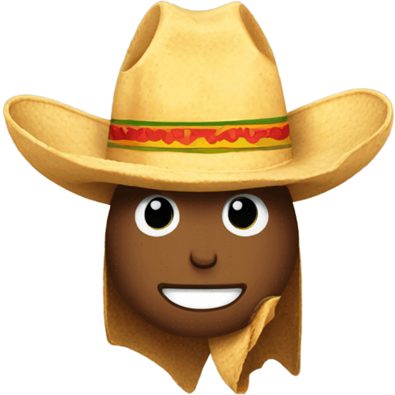 Taco with cowboy hat emoji