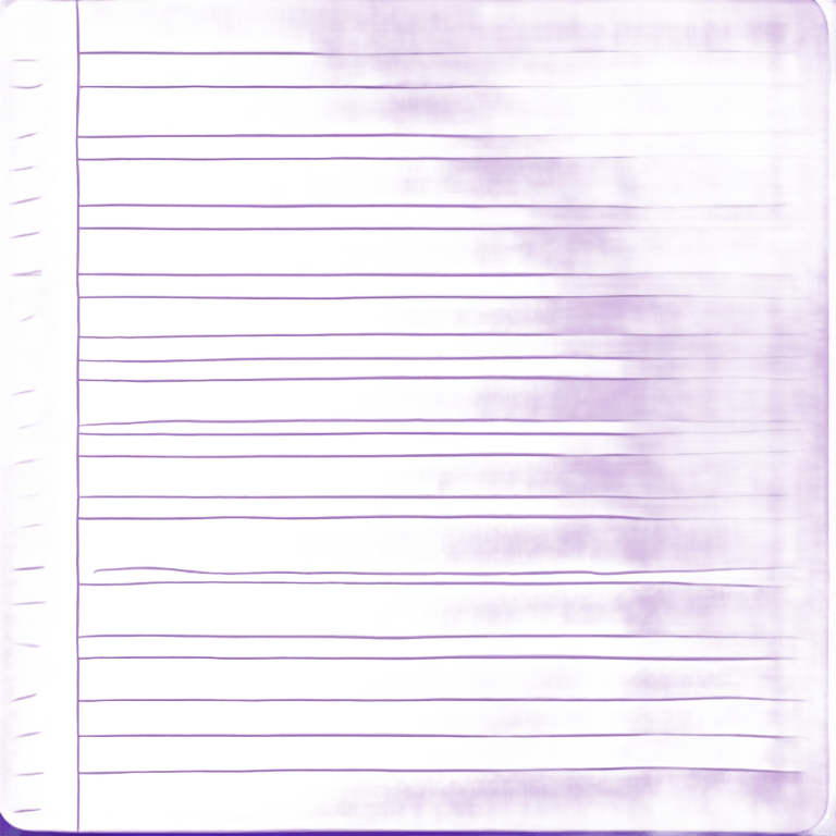 Blank Purple List emoji