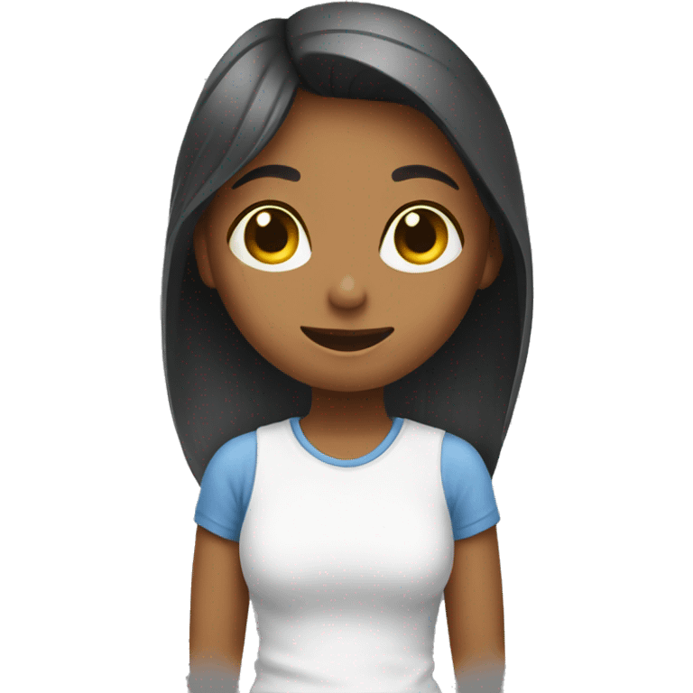 A girl doing laundry  emoji