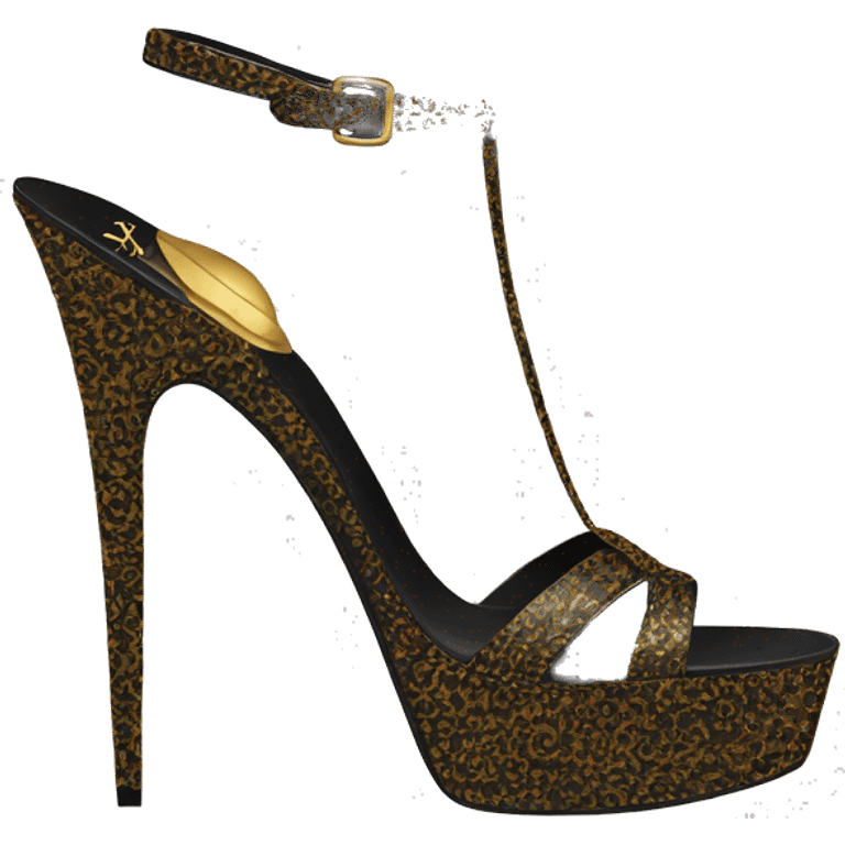 YSL high heels  emoji