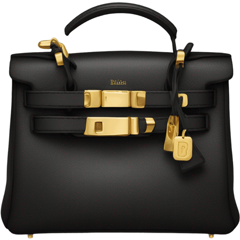 birkin black and gold emoji