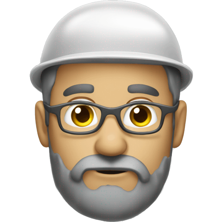 Tree surgeon  with scraggly beard  emoji