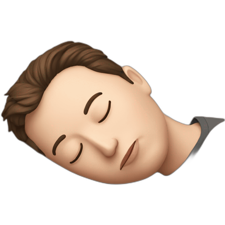 Elon musk a sleeping emoji