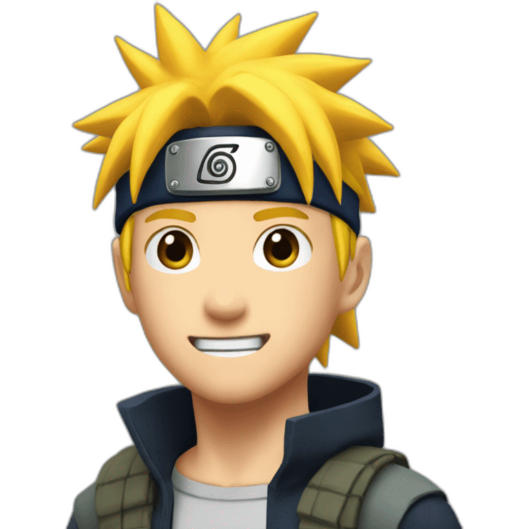 Naruto into a gaming person emoji