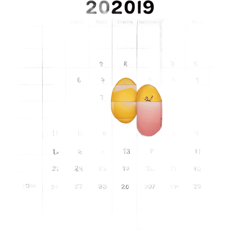 calendar with month FEB and 2025 emoji