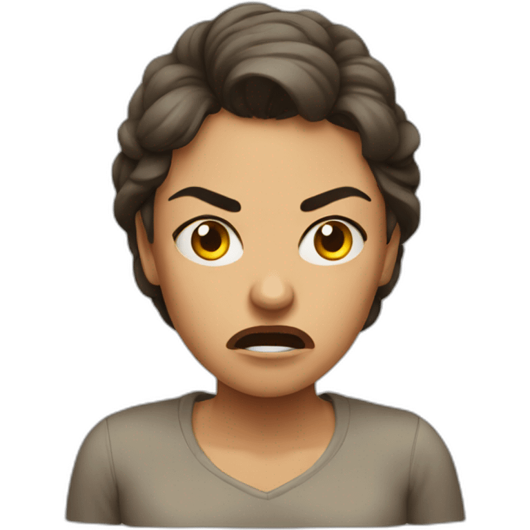 Angry woman emoji