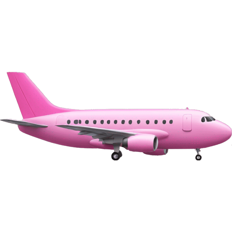 Pink airplain emoji