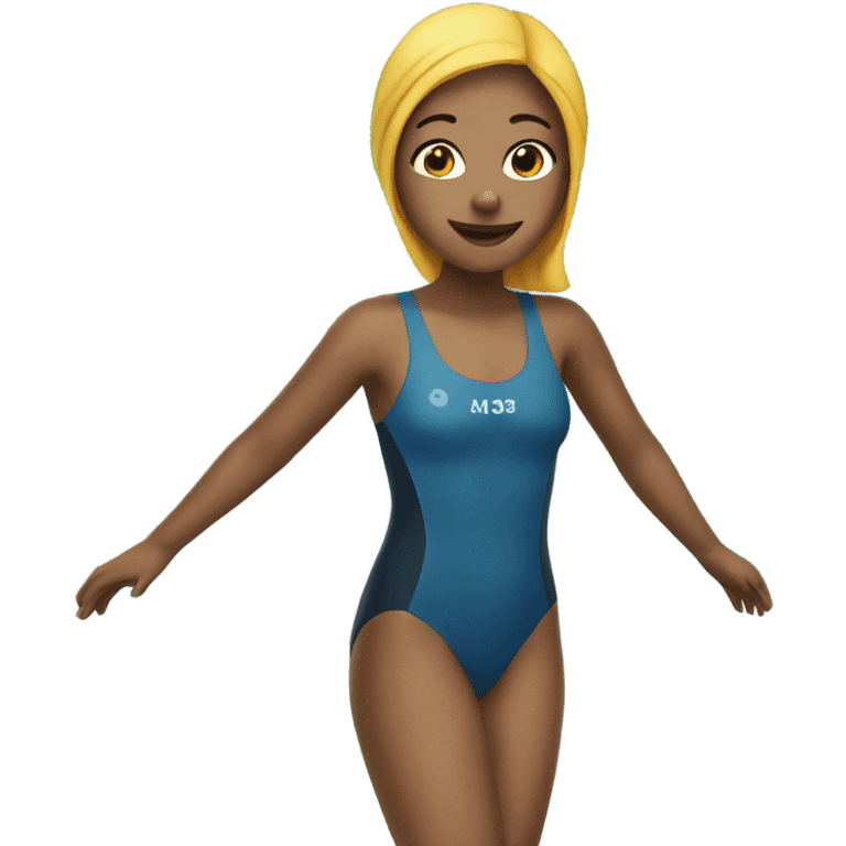 Girl swimming emoji