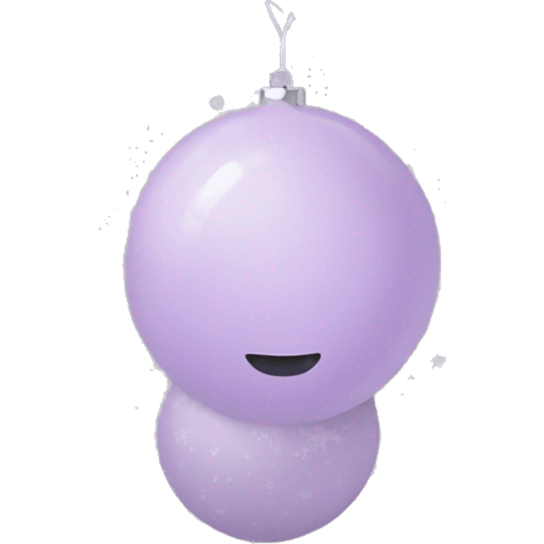 Pale purple Christmas  emoji