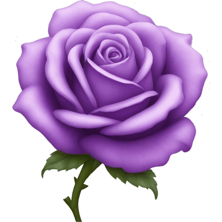 Pretty purple rose emoji