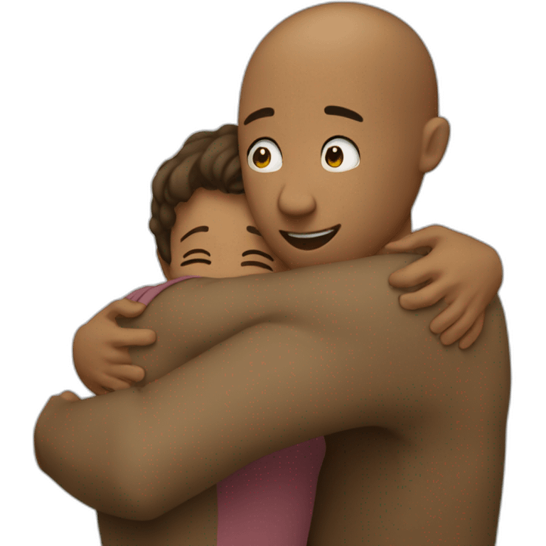 A hug emoji