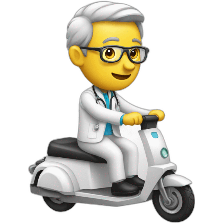 docteur trottinette électrique emoji