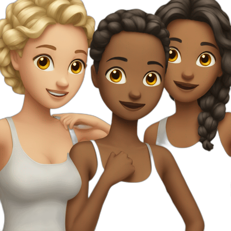 3 girls emoji