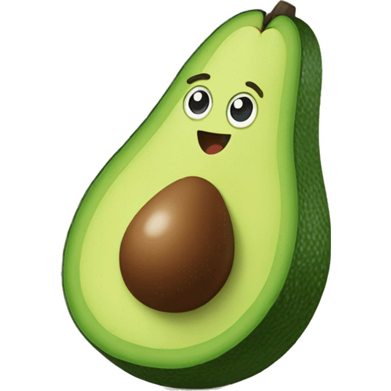 Avocado holding a green ticked checkbox emoji