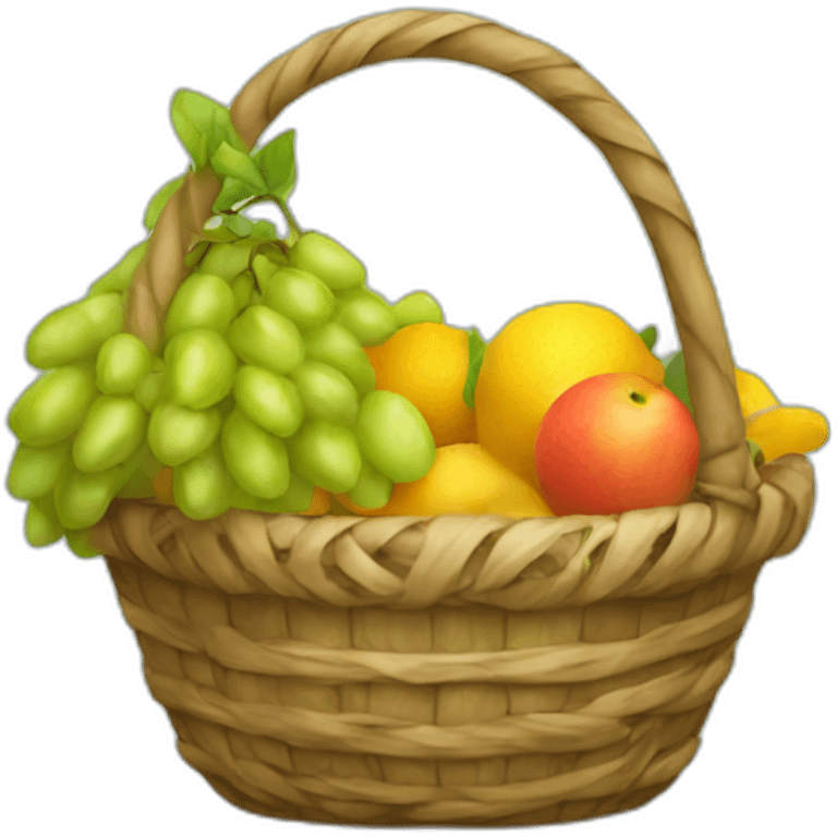 a fruit basket emoji