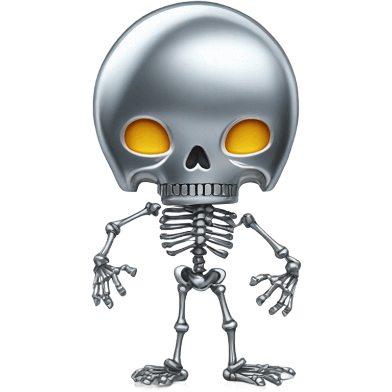 Chrome skeleton emoji