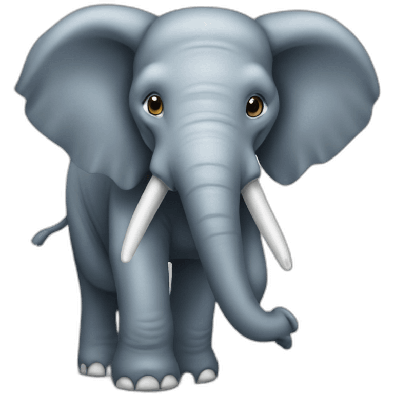 Elefant raucht emoji