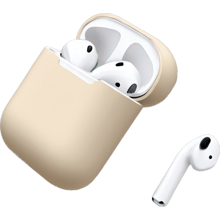 Airpods beige emoji