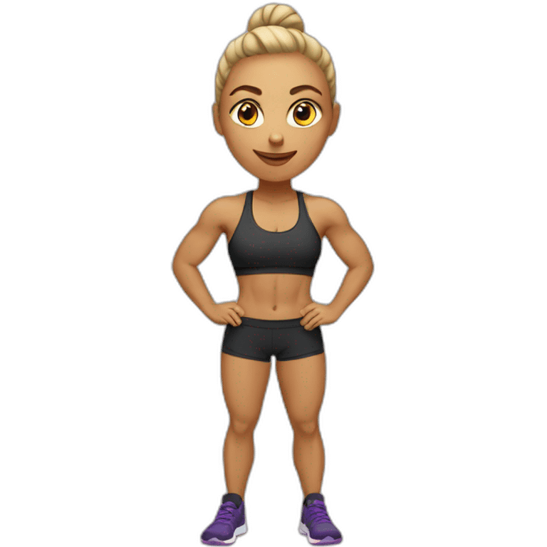 CrossFit girl emoji