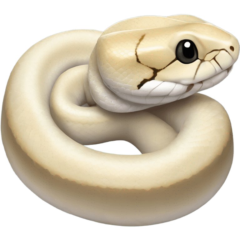 White ball python  emoji