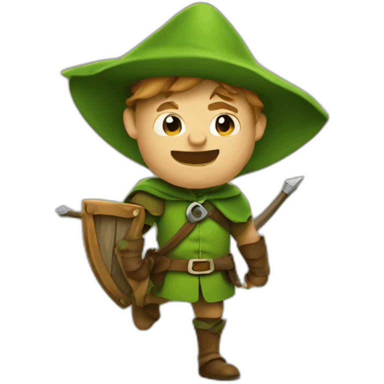 robin hood, apple emoji