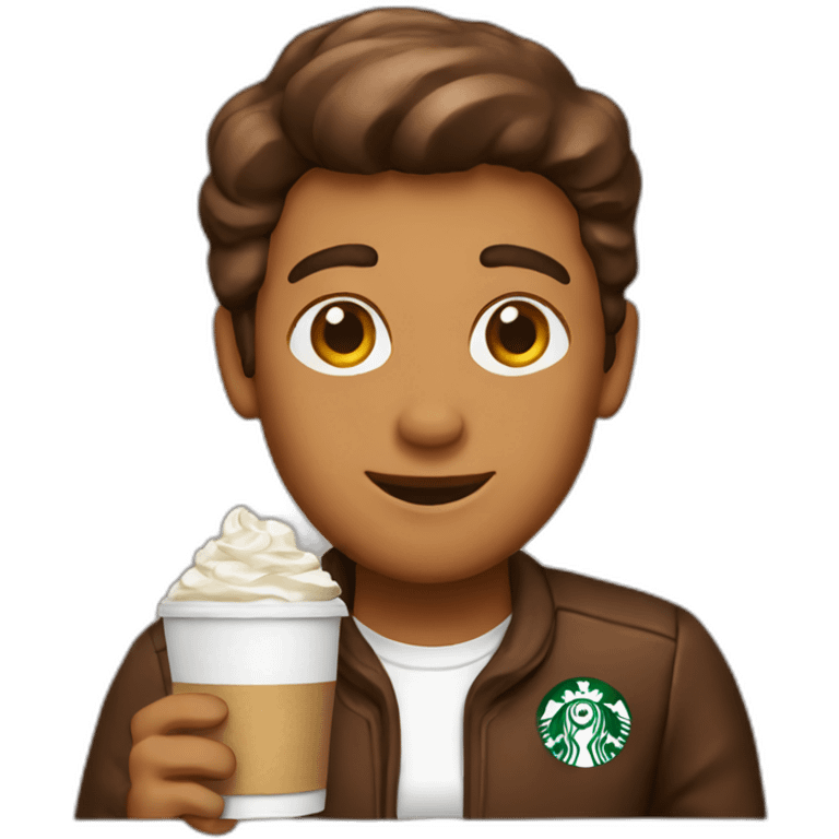 chocolate strabucks emoji