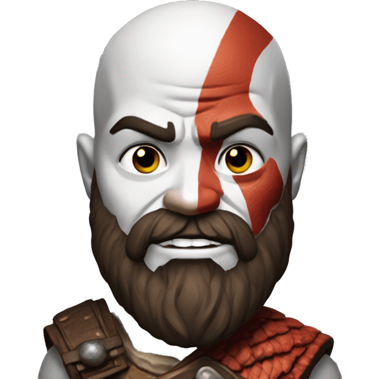 Kratos of god of war emoji