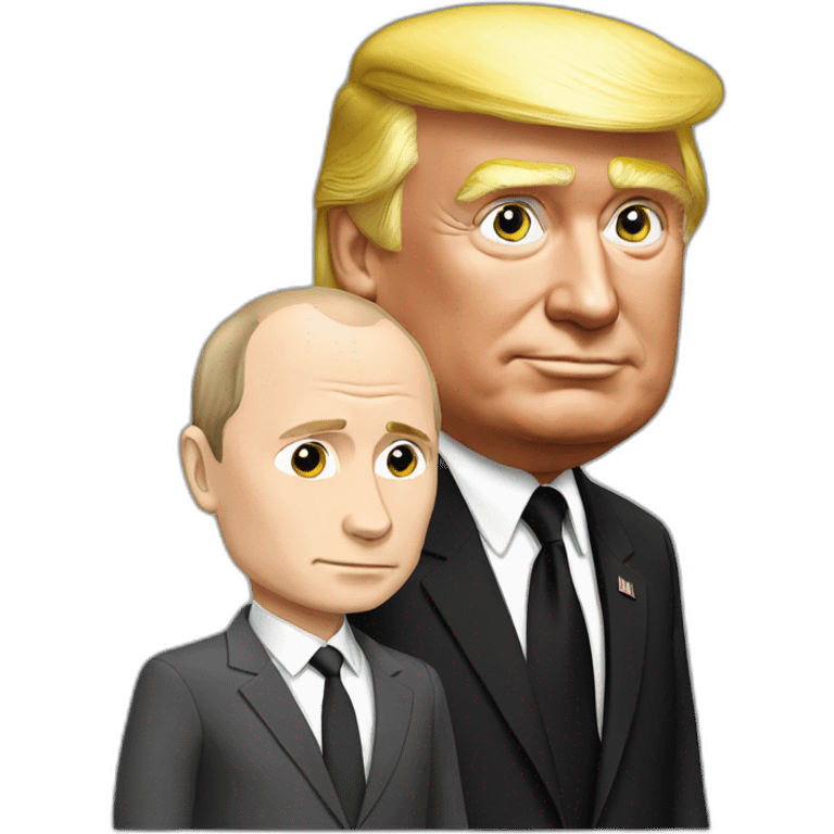 Trump and Putin emoji