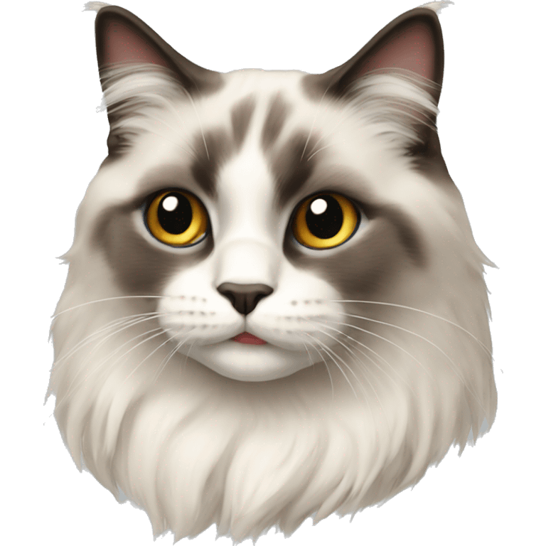 Ragdoll cat strut emoji