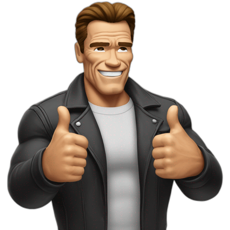 Arnold Schwarzenegger thumbs up emoji