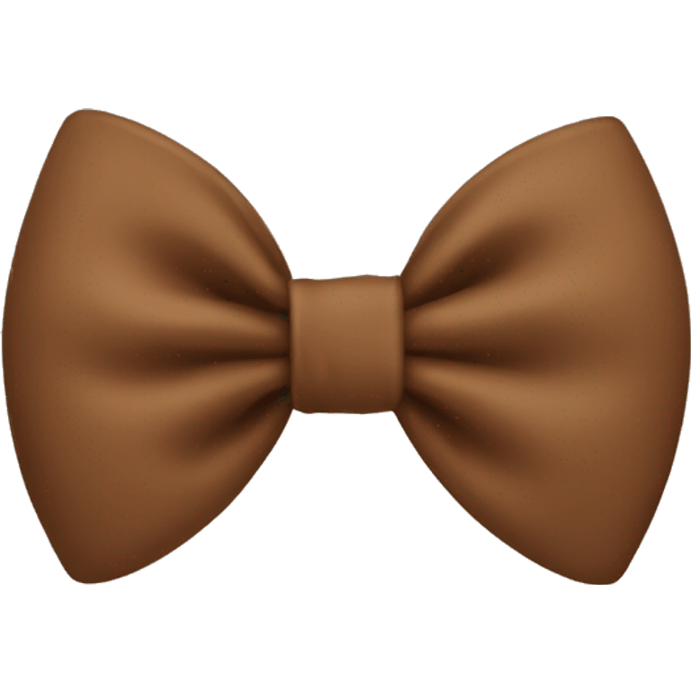 Thin Brown bow emoji