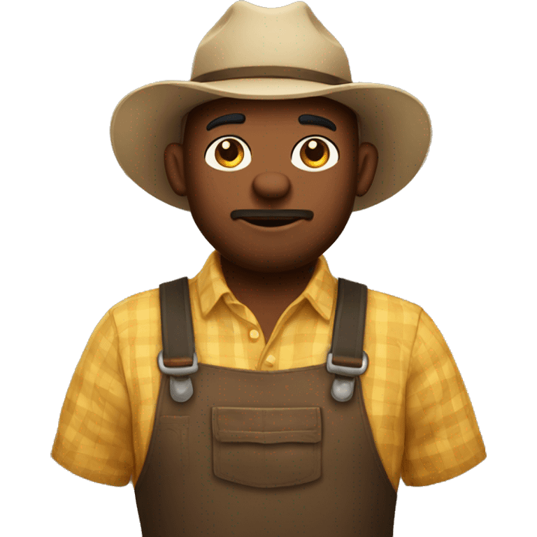 a bear farmer emoji