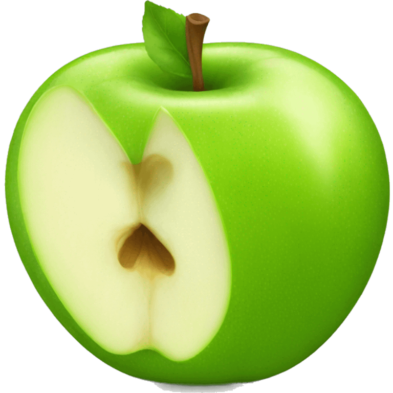 green apple emoji