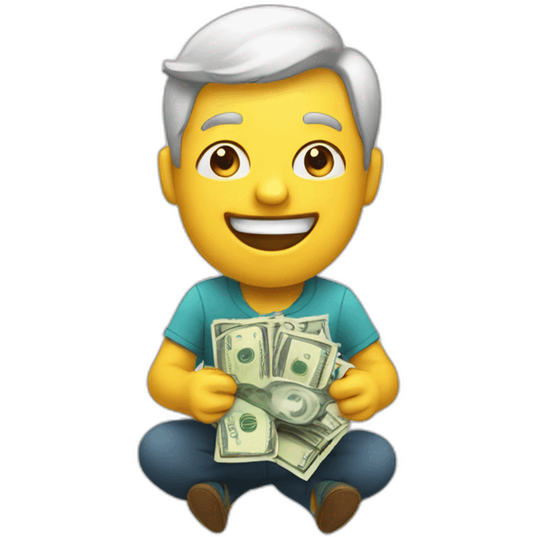 happy money emoji